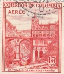 Stamps Colombia -  santuario de las lajas-nariño