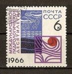 Stamps Russia -  Decenio Hidrologico Internacional.