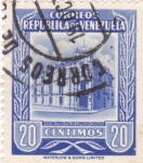 Stamps Venezuela -  oficina principal de correos de caracas