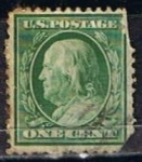 Sellos de America - Estados Unidos -  Scott  331 Franklin (3)