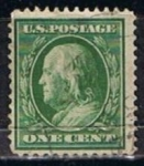 Stamps United States -  Scott  331 Franklin (4)