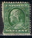 Stamps United States -  Scott  331 Franklin (10)