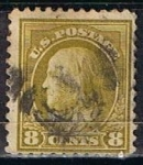 Stamps United States -  Scott  414 Franklin (3)