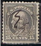 Stamps United States -  Scott  437 Franklin (2)