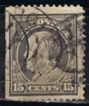 Stamps United States -  Scott  437 Franklin (7)