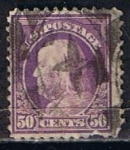 Stamps United States -  Scott  440  Franklin (1)