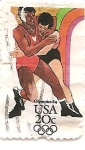Stamps United States -  Olimpiadas