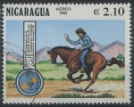 Stamps Nicaragua -  SC977 - Poney Express