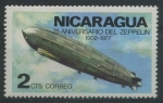 Stamps Nicaragua -  S1046 - 75 Aniv. Zeppelin
