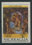 Stamps Nicaragua -  S955 - 500 Aniv. Miguel Angel - Navidad