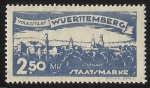 Stamps : Europe : Germany :  German States-Wurttemberg-View of Stuttcart North