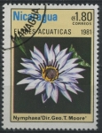 Sellos del Mundo : America : Nicaragua : S1117 - Flores acuáticas