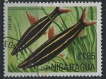 Sellos de America - Nicaragua -  S1122 - Peces tropicales