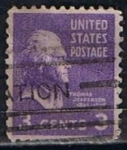 Stamps United States -  Scott  807  Jefferson (5)