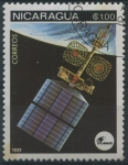 Sellos de America - Nicaragua -  S1130 - Comunicaciones espaciales