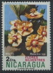 Sellos del Mundo : America : Nicaragua : S932 - Flores silvestres