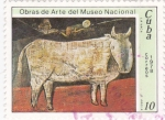 Sellos de America - Cuba -  obras de arte del museo nacional