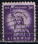 Stamps United States -  Scott  1035 Statua de la Livertad (7)