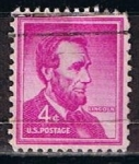 Sellos de America - Estados Unidos -  Scott  1036 Lincoln (4)