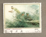 Stamps North Korea -  Combatientes
