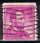 Stamps United States -  Scott  1058 Lincoln (3)
