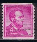 Stamps United States -  Scott  1058 Lincoln (4)