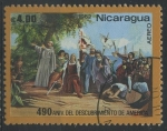 Sellos de America - Nicaragua -  SC1028 - 490 Aniv. Descubrimiento América