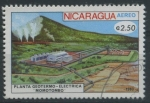 Sellos de America - Nicaragua -  SC1039 - Planta Geotermo-Eléctrica 