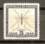 Sellos de America - Panam -  MOSQUITO   AEEDES   EGITY