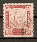 Stamps : America : Paraguay :  MAPA   DEL   GRAN   CHACO