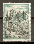 Stamps : Europe : San_Marino :  VISTA   DE   SASSOLUNGO