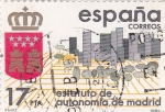 Stamps Spain -  estatuto de autonomia de madrid