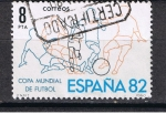 Stamps Spain -  Edifil  2570  Campeonato Mundial de Fútbol España´82.  