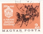 Sellos de Europa - Hungr�a -  100 años del servicio de correos urgente