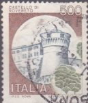 Stamps Italy -  castillo de rovereto
