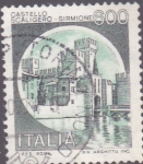 Stamps Italy -  castillo de scaligero-sirmione