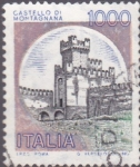 Sellos de Europa - Italia -  castillo de montagnana