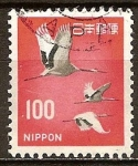 Stamps Japan -  Grúa japonesa.
