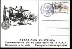 Sellos de Europa - Espa�a -  Entero Postal-Homenaje a la Jota