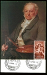 Stamps Spain -  Homenaje a Goya-Entero Postal