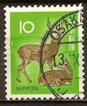 Stamps Japan -  Sika Ciervo