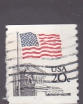 Stamps : America : United_States :  bandera usa.