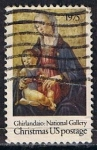 Stamps United States -  Scott  1579 Navidad  madonna (3)