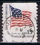 Stamps United States -  Scott  1618C Bandera (1)