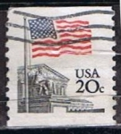 Stamps United States -  Scott  1895 Bamdera