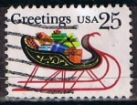 Stamps United States -  Scott  2426 Trineo de jugetes