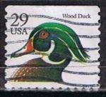 Stamps United States -  Scott  2485 Wood Duck (3)
