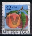 Stamps United States -  Scott  2487 Melocoton (3)