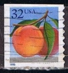 Stamps United States -  Scott  2487 Melocoton (4)