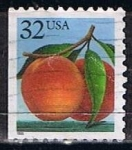 Stamps United States -  Scott  2487 Melocoton (8)